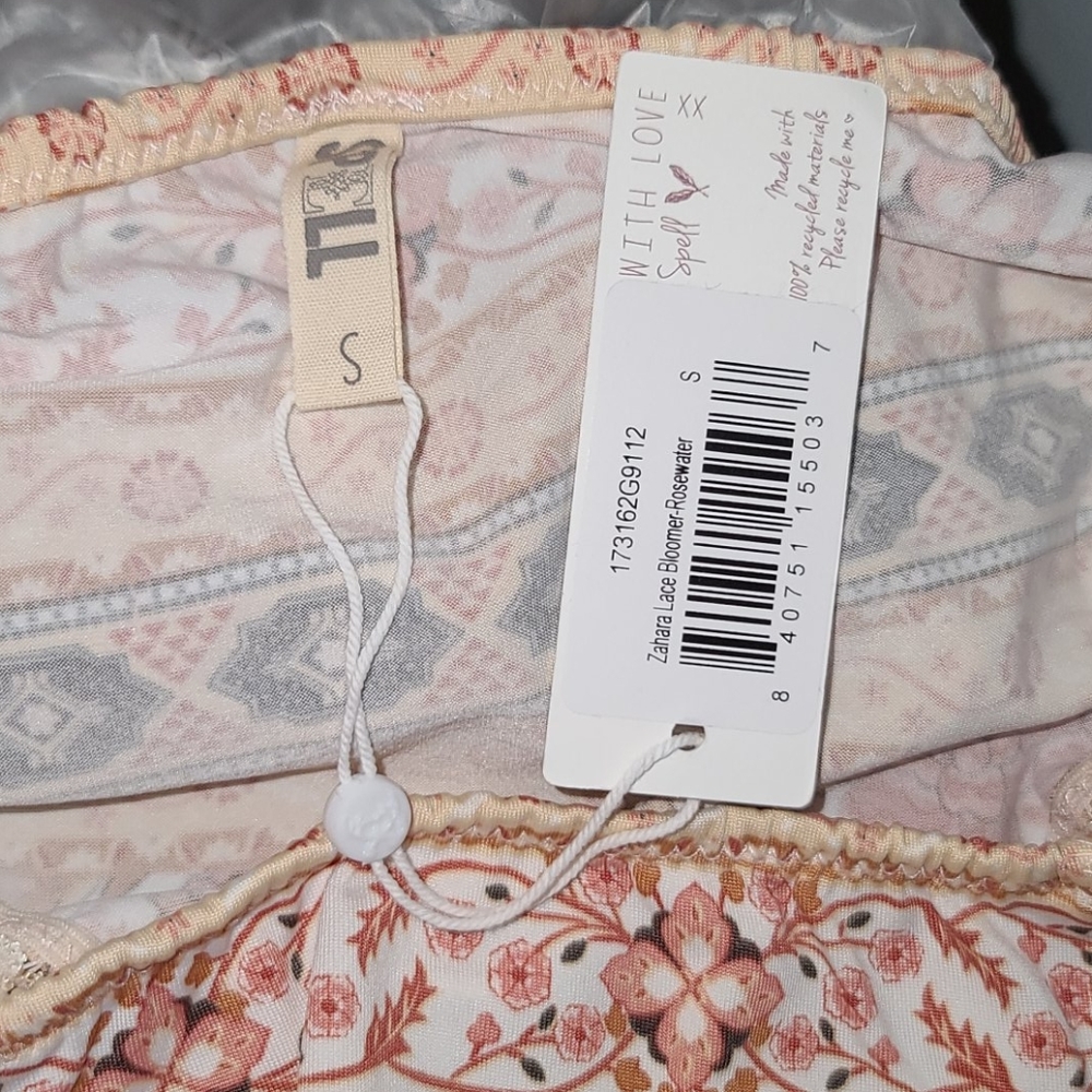 New spell designs Zahara lace bloomers rosewater S - Picture 7 of 9